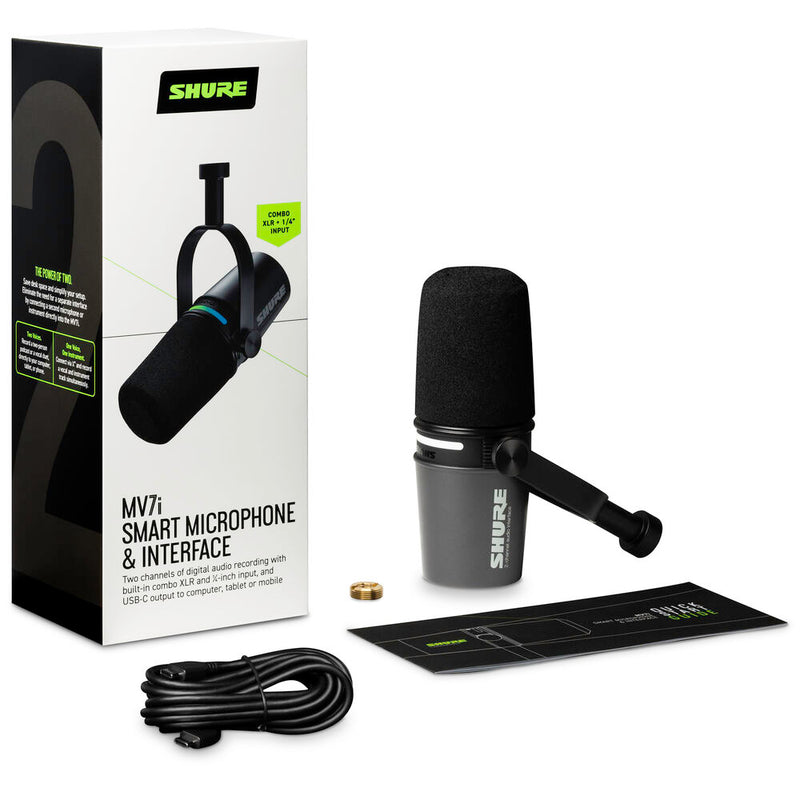 Shure MV7I USB-C Dynamic Microphone & Interface