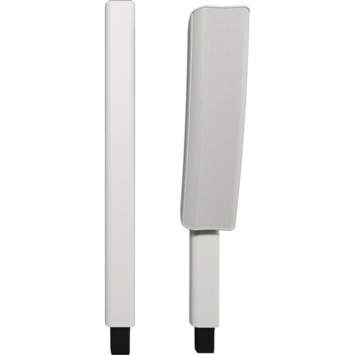 QSC KC12T-WH Column Loudspeaker and System Pole for KC12 (White)