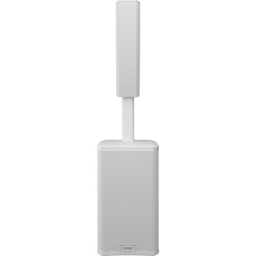 QSC KC12-WH Active 3-Way Column Loudspeaker System with Bluetooth (White) - 12"