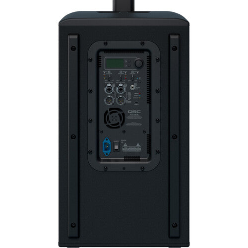 QSC KC12-BK Active 3-Way Column Loudspeaker System with Bluetooth (Black) - 12"