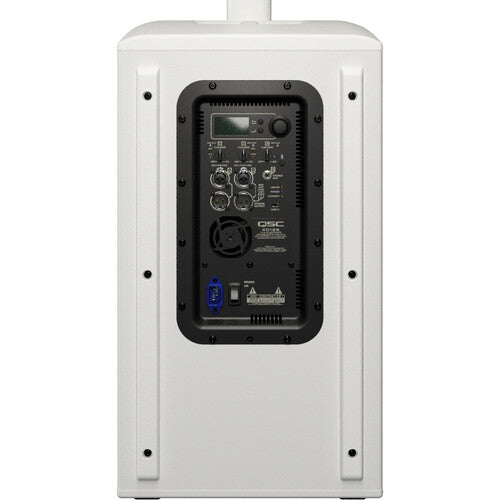 QSC KC12-WH Active 3-Way Column Loudspeaker System with Bluetooth (White) - 12"