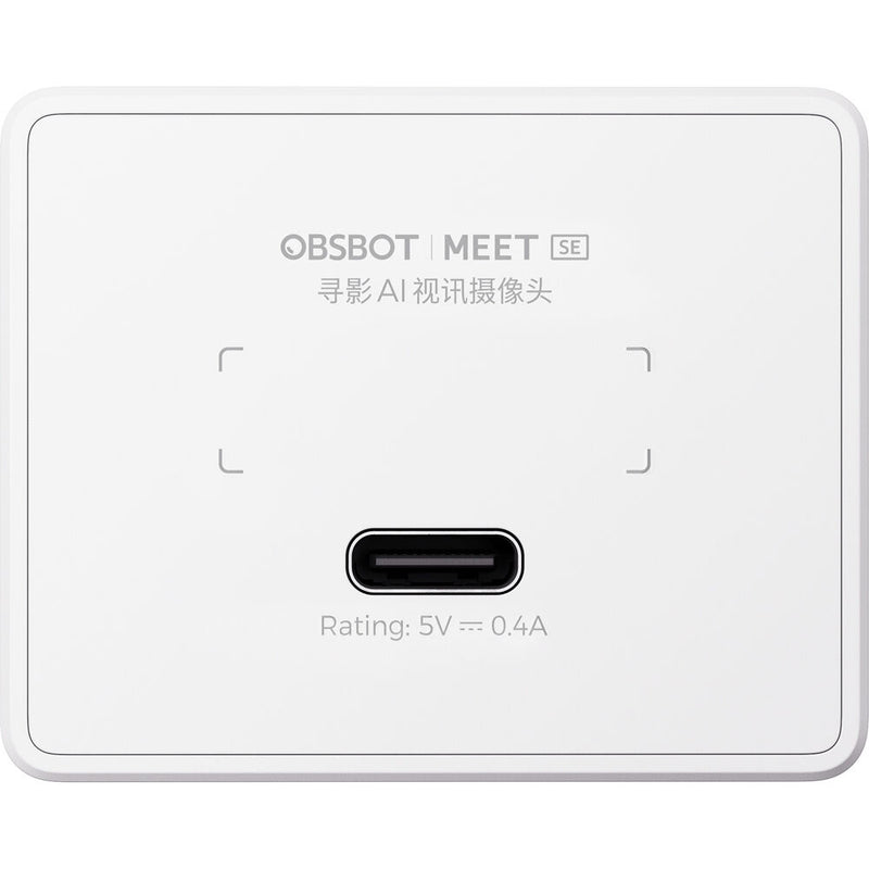 OBSBOT MEET SE AI-Powered Full HD Webcam (Cloud White)