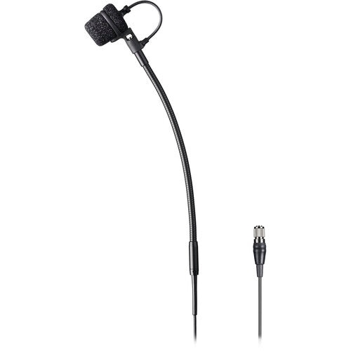 Audio-Technica ATM355VFCH Clip-On Cardioid Condenser Instrument Microphone for Wireless CH-Style Connector