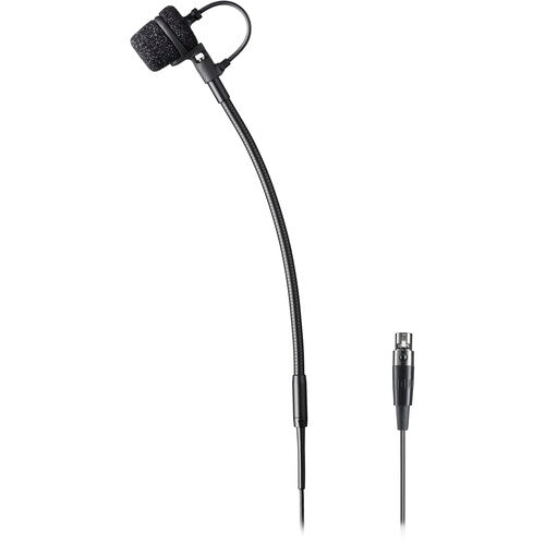 Audio-Technica ATM355VFCT4 Clip-On Cardioid Condenser Instrument Microphone for Wireless Shure TA4F Connector