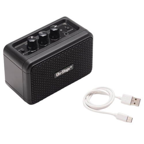 On-Stage TGA01 Travel Guitar Amp with Rechargeable Battery
