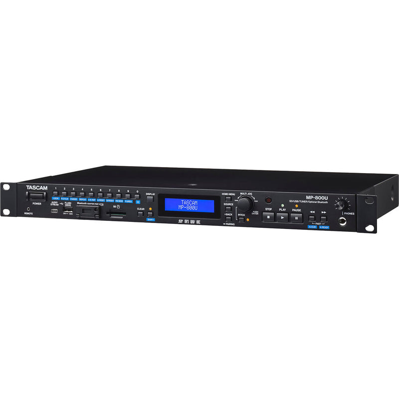 Tascam MP-800U SD/USB Player With Bluetooth + FM
