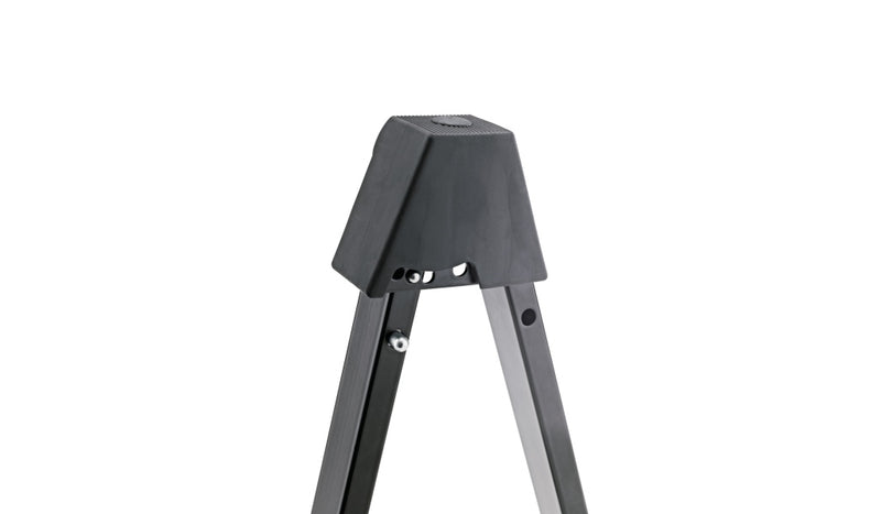 K&M 17540 Folding Electric Guitar Stand w/Adjustable Width (Black w/Translucent Support Elements)