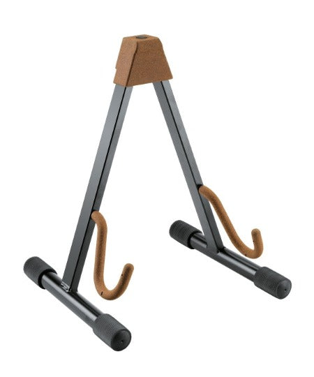 K&M 17540 Folding Electric Guitar Stand w/Adjustable Width (Cork)