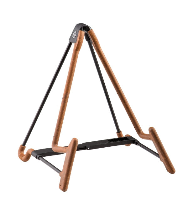 K&M 17581 Heli Electric Guitar Stand w/Adjustable Crossbar (Cork)