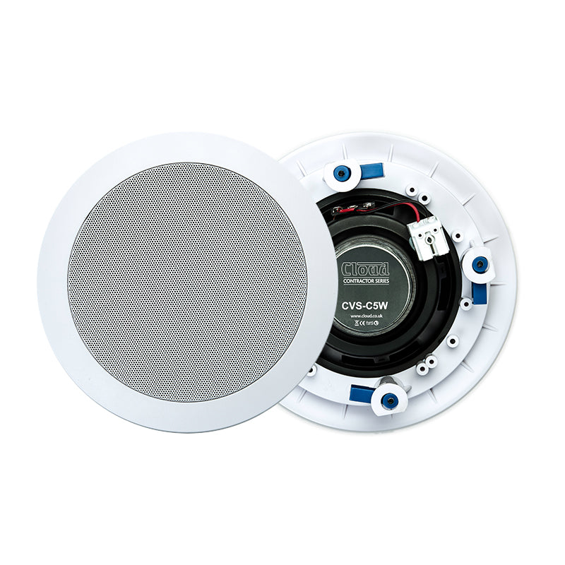 Cloud Electronics CVS-C5W Ceiling Speaker (White) - 5"