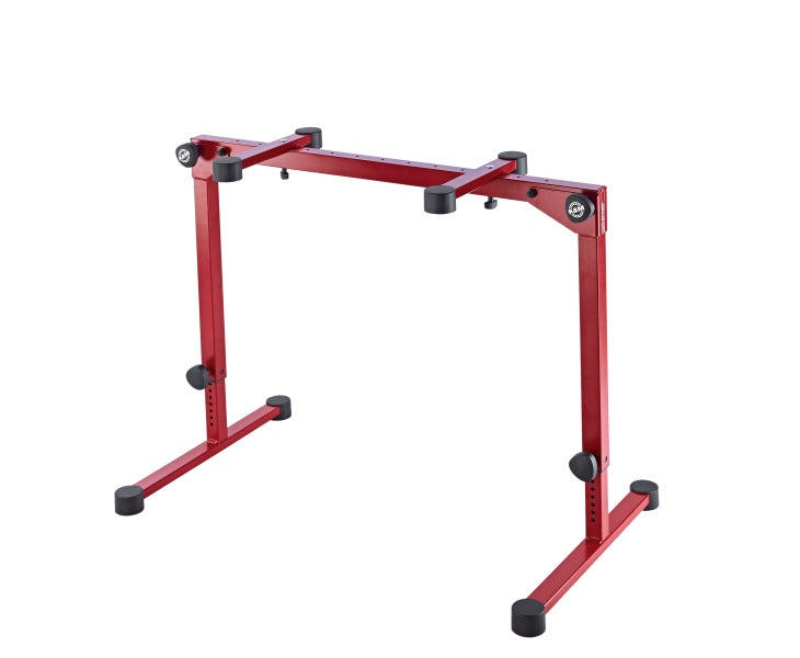 K&M 18820 Omega Pro Keyboard Stand w/Carry Strap (Red)