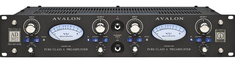 Avalon AD2022 Microphone Preamplifier (Black)