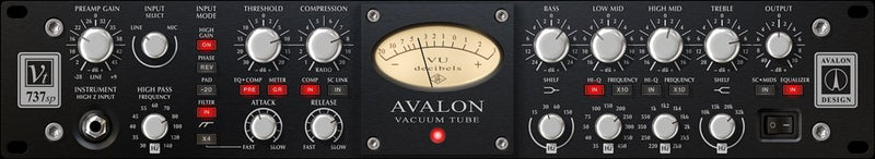 Avalon VT-737sp Microphone Preamplifier (Black)