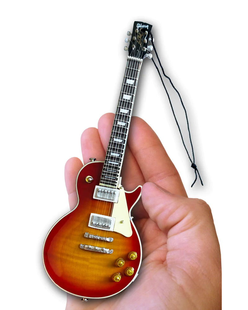 Axe Heaven GO-850 6" Gibson 1959 Les Paul Standard Guitar Holiday Ornament (Cherry Sunburst)