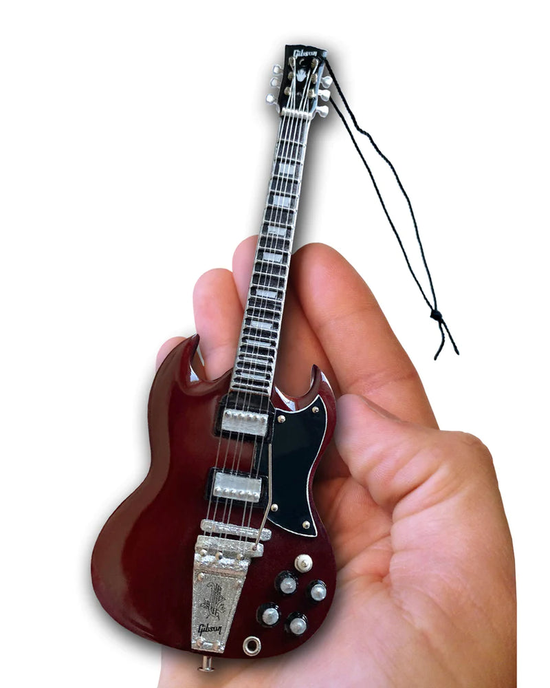 Axe Heaven GO-851 6" Gibson 1964 SG Standard Guitar Holiday Ornament (Cherry)