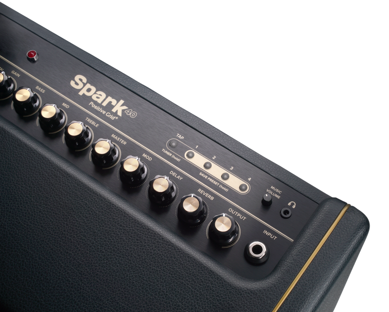 Positive Grid SPARK-BK Amplificateur combo pour guitare, basse et acoustique 40 W (Noir)