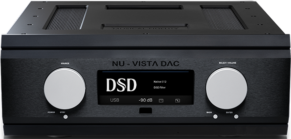 Musical Fidelity MUFTUBNUDACBK NU-VISTA DAC high-end DAC with Upsampling and Balanced Class A Nuvistor Output Stage (Black)