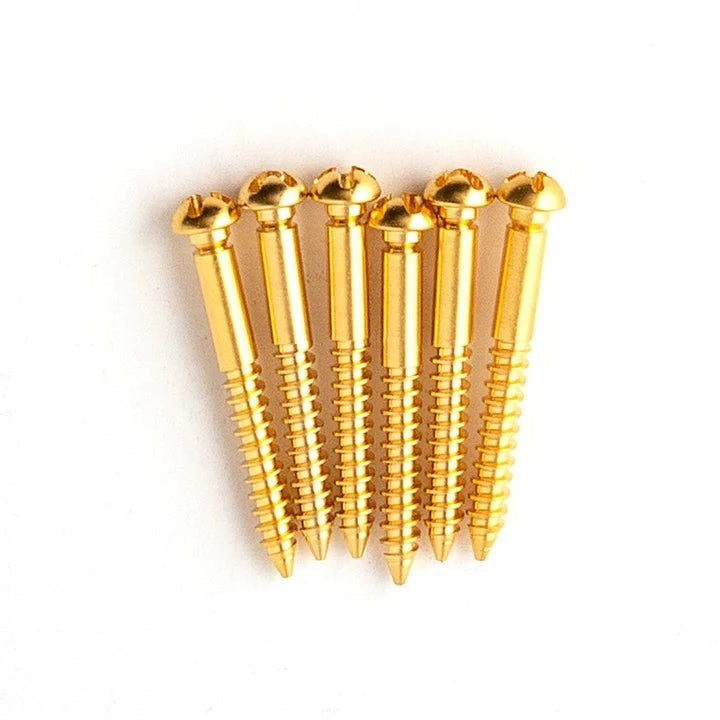 PRS Tremolo Bridge Knife Edge Screws-Set de 6 (Or)