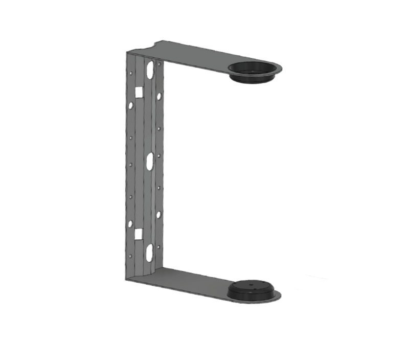 Cloud Electronics CS-810BKTB U-Bracket for Clouds CS-S8 & CS-S10 Surface Speakers (Black)