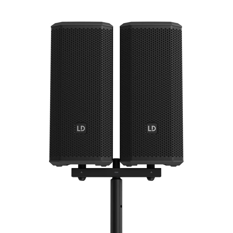 LD Systems LDS-D10G4XDSTAND Poteau d'enceinte avec fourche de montage pour DAVE 10 G4X