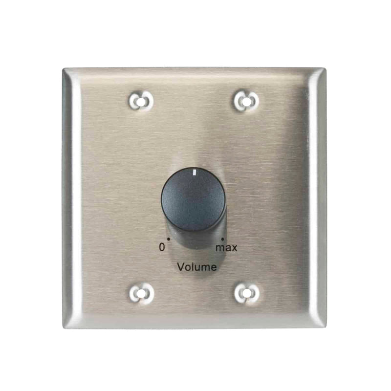 Lowell 200LVC Mono Volume Control Standard Wall Plate (Stainless Steel) - 200W