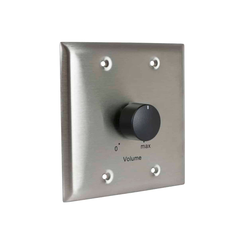 Lowell 200LVC Mono Volume Control Standard Wall Plate (Stainless Steel) - 200W