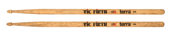 Vic Firth 5BT American Classic Terra Series Drumsticks - Wood Tip (5B)