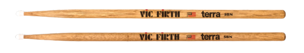 Vic Firth 5BTN American Classic Terra Series Drumsticks - Nylon Tip (5B)