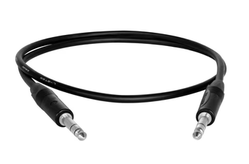 Digiflex CSS-15-BLACK Canare TRS to TRS Patch Cable - 15 Foot