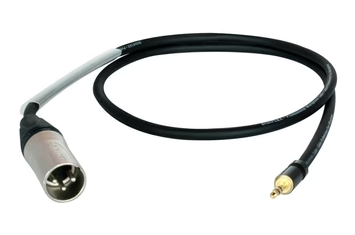 Digiflex NKXM-3 NK2/6 Adapter Cable -XLR Male to 1/8 Mini TRS Plug - 3 Foot