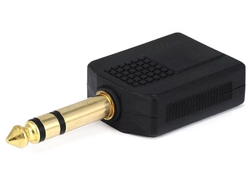 Digiflex HAA-SJ101 Inline Audio Adapter 1/4 TRS M to 2x 1/4 TRS F