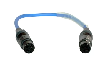Digiflex CXX-GENDER-FF XLR Adapter Cable XLRF to XLRF Connectors - 1 Foot