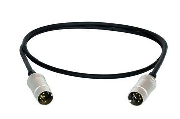 Câble MIDI Digiflex HMIDI-25 avec connecteurs DIN mâles à 5 broches - 25 pieds