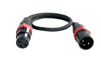 Digiflex HXX-PHASE-REVERSE XLR Phase inversée XLR vers XLR - 1 pied