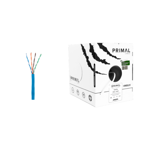 Ice Cable PR/CAT5E/BLU Cat5e Primal Cable - 1000ft Box (Blue)