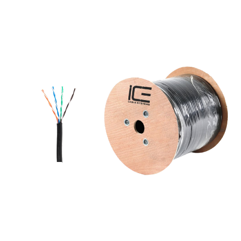 Ice Cable CAT5E/DB Cat5e Câble à enterrement direct – Bobine de 300 m