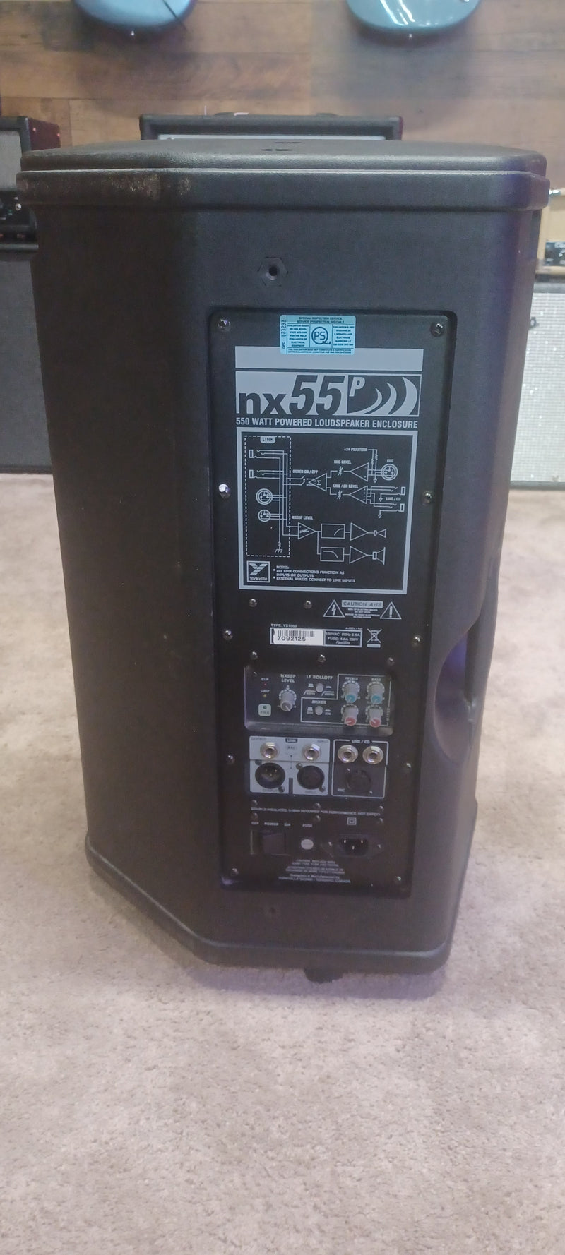Yorkville NX55P-2 1000 Watt Powered Loudspeaker - 12 "(utilisé)
