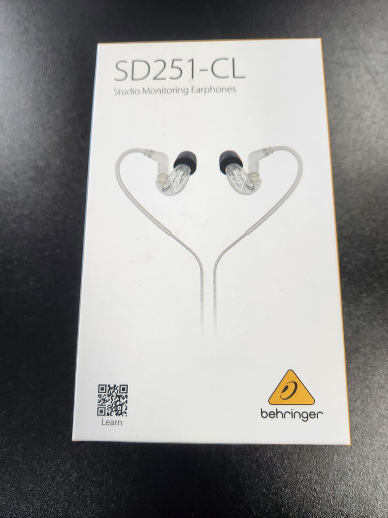 Behringer SD251-CL Studio Monitoring Earphones (DEMO