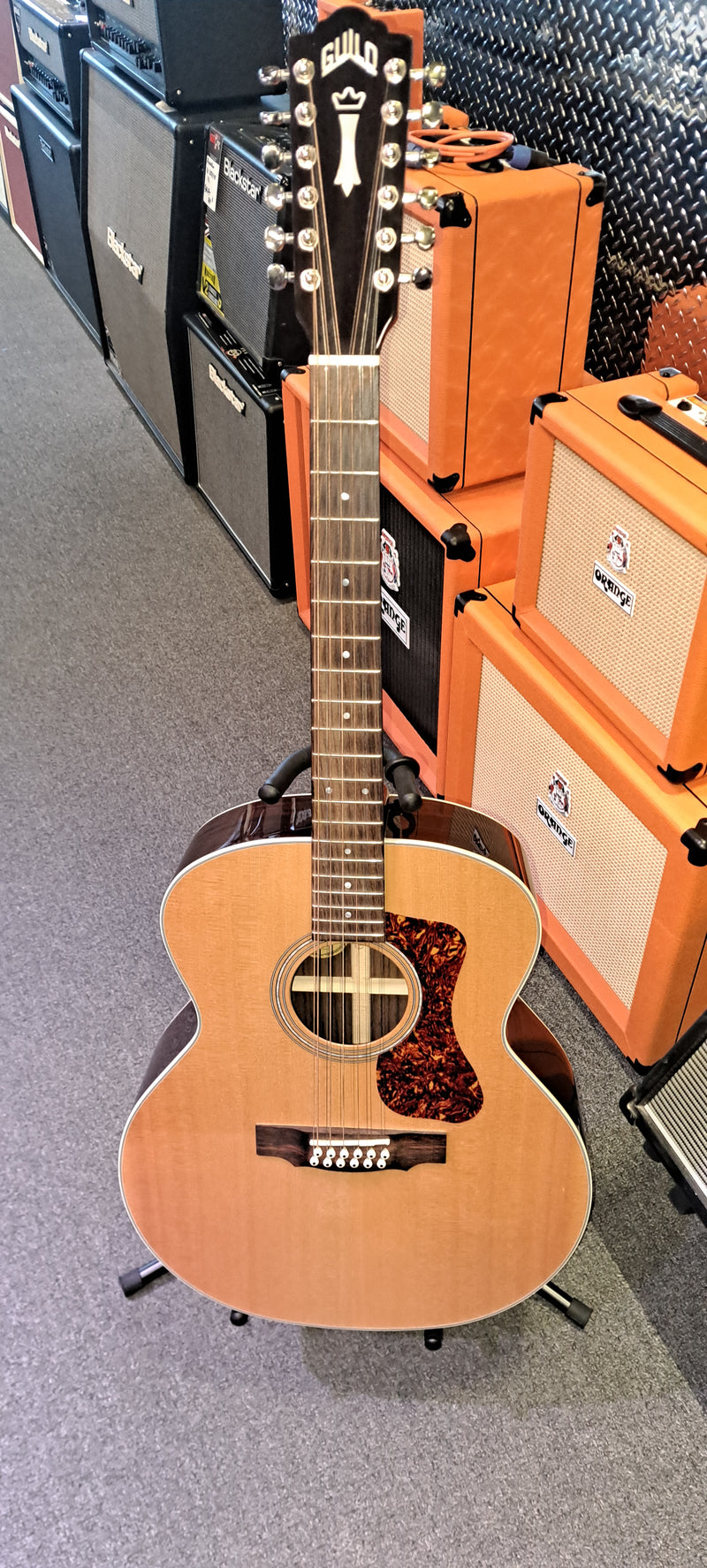 Guild Westerly F-1512 Guitare acoustique jumbo à 12 cordes (brillant naturel) (démo)