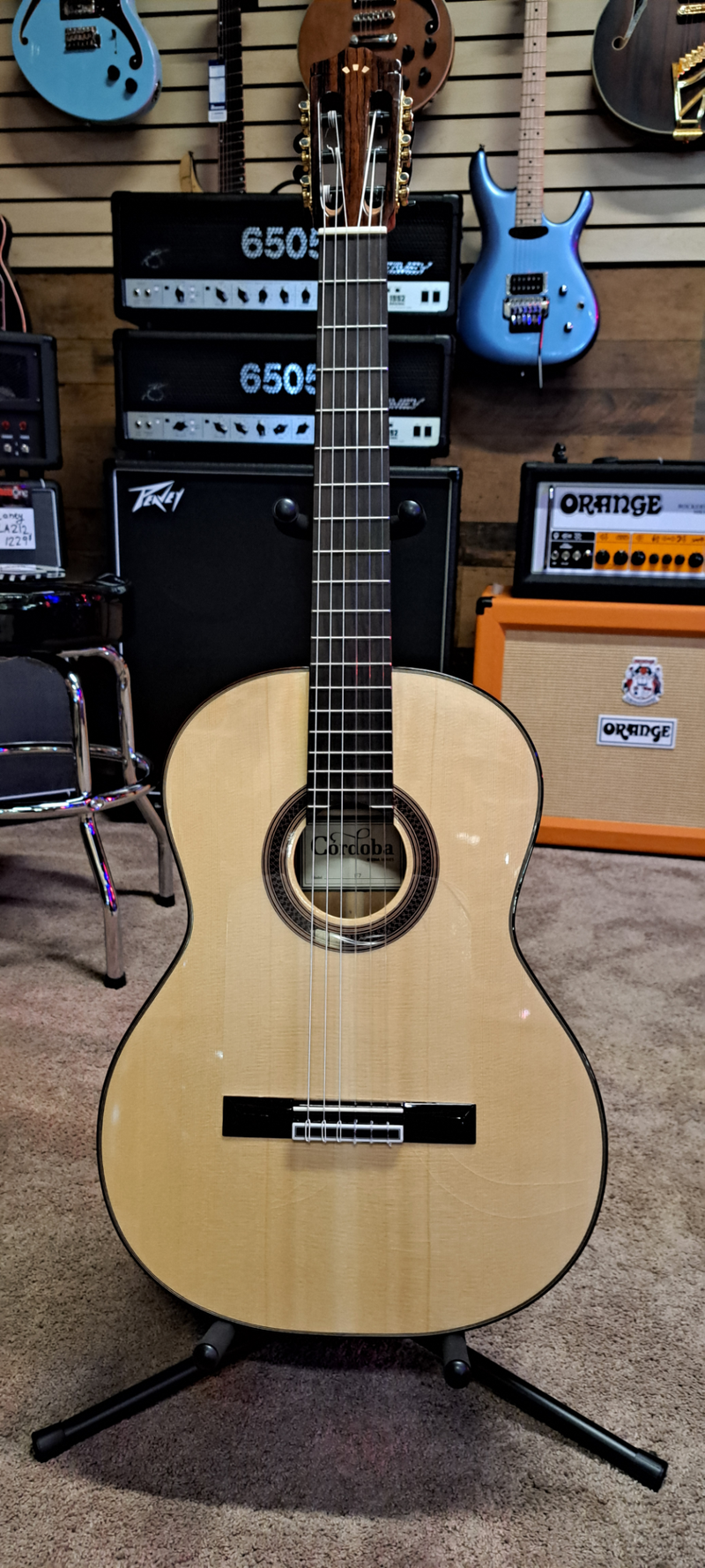 Cordoba F7 FLAMENCO Acoustic Guitar (Natural) (DEMO)