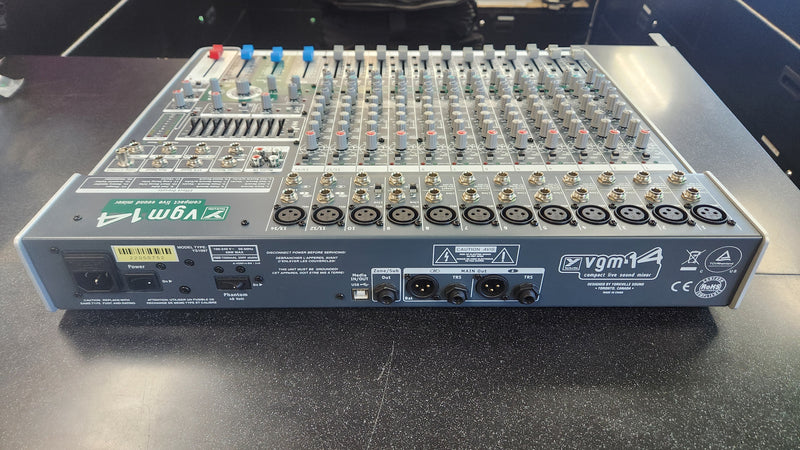 Yorkville VGM14 14 Channel Compact Desk Mixer (USED)