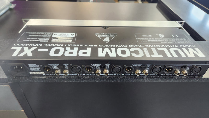 Behringer MDX4600 4 Channel Compressor Limiter And Peak Limiter (USED)