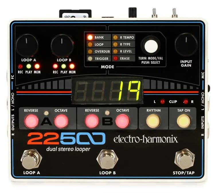 Electro-Harmonix 22500 LOOPER Dual Stereo Looper Pedal