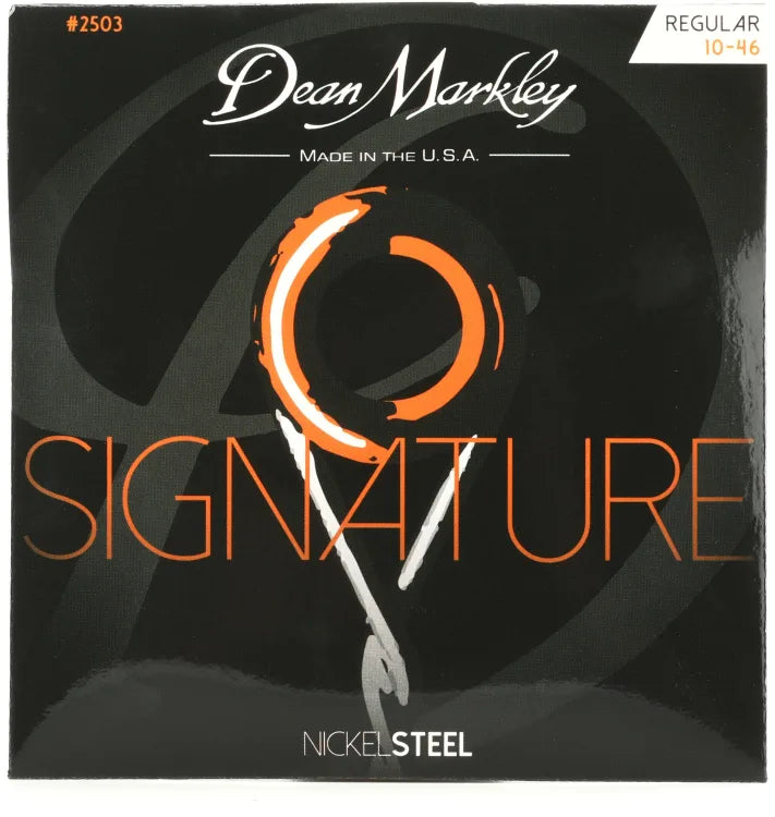 Dean Markley 2503 Série de signature Nickelsteel Electric Guitar String .010-.046 régulier