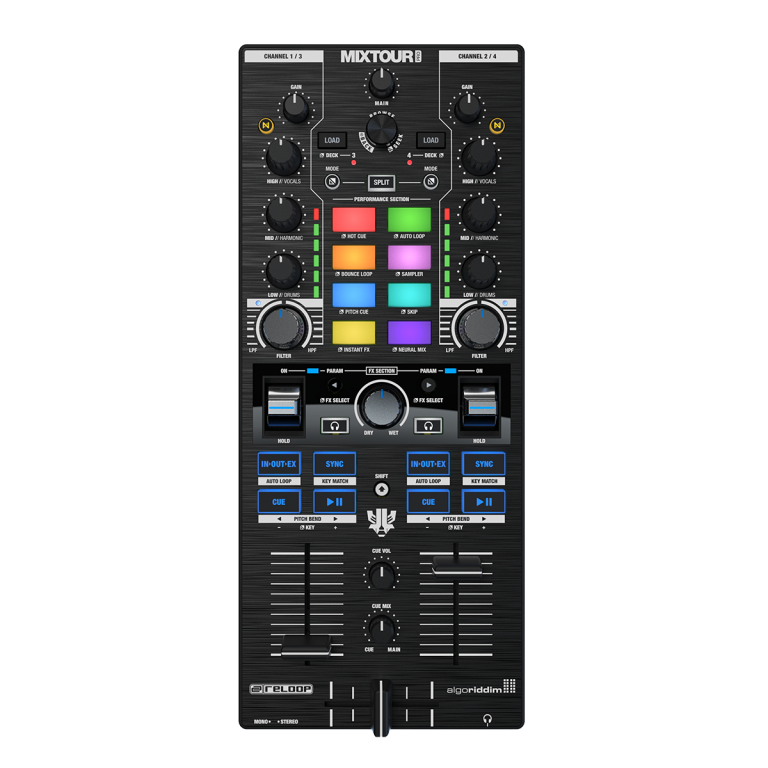 Reloop Mixtour-Pro All-in-One Four-Deck DJ Controller