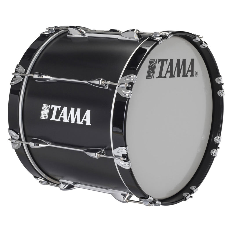 Tama R1814BLSBK Marching Bass Drum - 18"x14" (Satin Black)