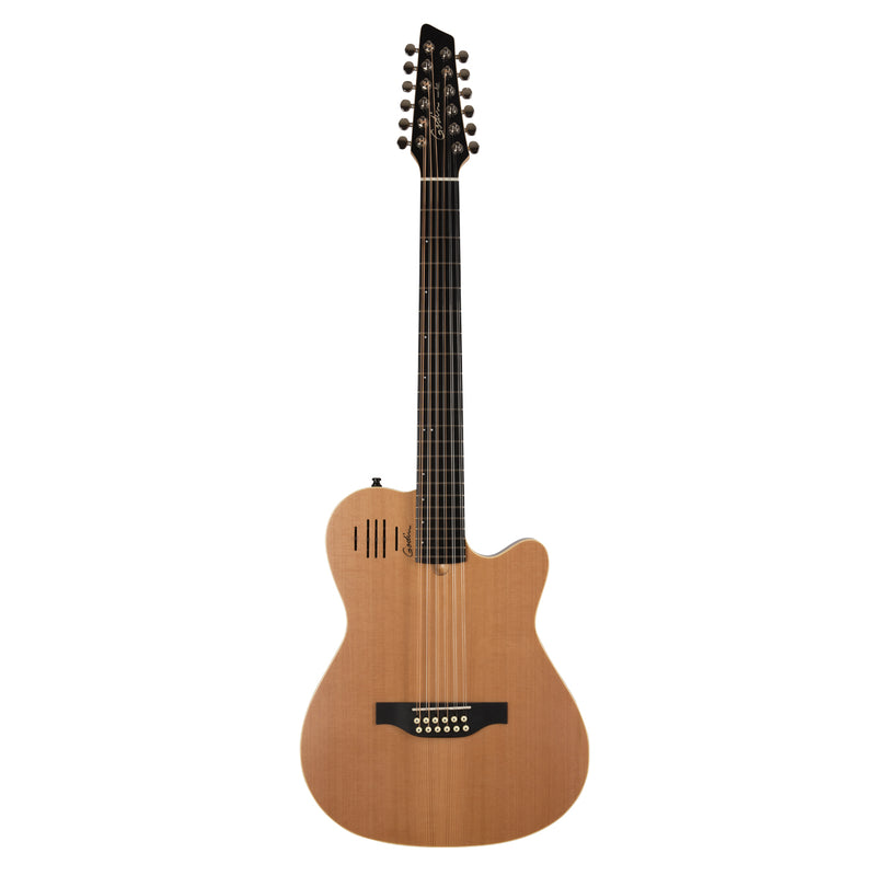 Godin Guitars A12 Acoustic/Electric Guitar (Natural SG)