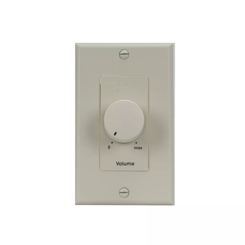 Lowell 25LVC-DA Mono Volume Control Wall Plate (Almond) - 25W