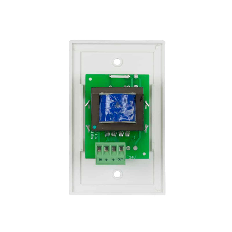 Lowell 25LVC-SW Mono Volume Control with 1-Gang Standard Wall Plate (White)