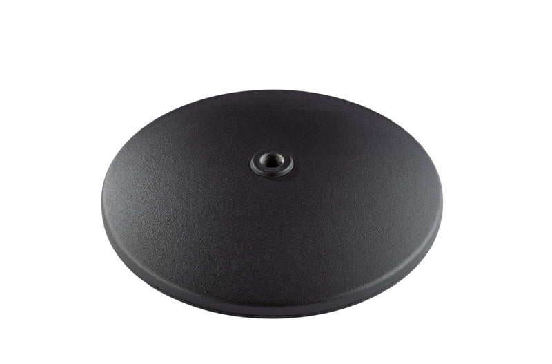 K&M 26009 Microphone Round Base Plate - 12"x2"